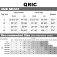 thumbnail image 6 of QRIC Women's High Waist Yoga Pants With Pockets Tummy Control Slimming Booty Leggings Workout Running Butt Lift Tights, 6 of 6