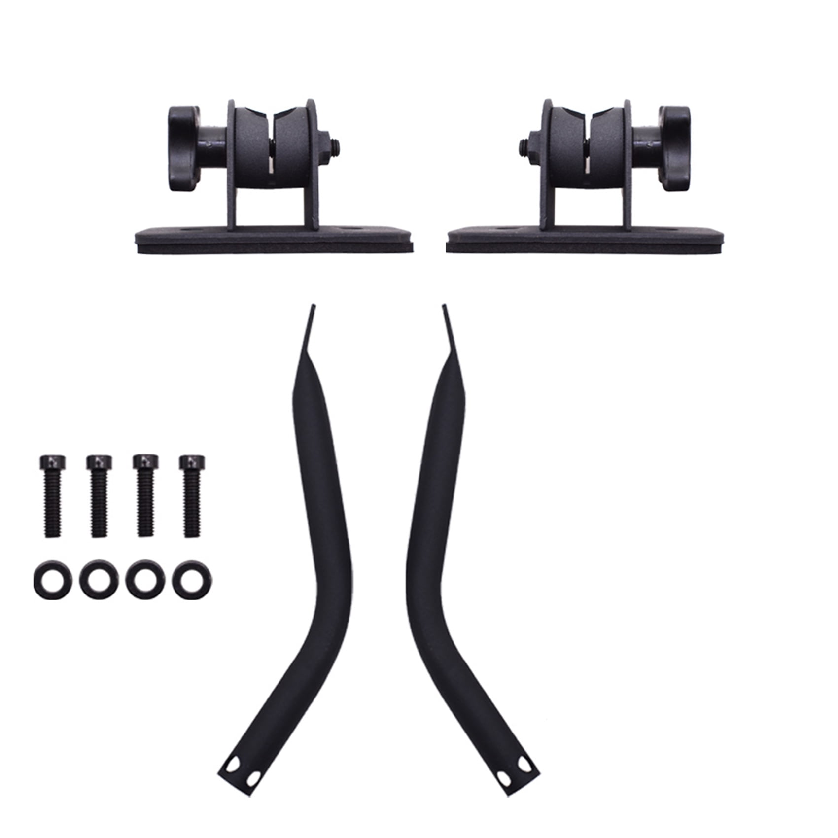Door Side Quick Release View Mirrors Adjustable Fit for 1997-2018 Jeep Wrangler TJ JK