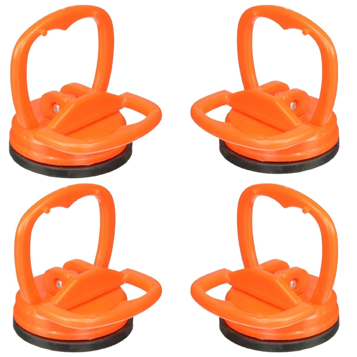 Lot of 4 2.5" Mini Suction Cup Dent Puller Locking Glass Metal Lifter