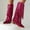 Hot Pink, variant on Fringe Cowboy Boots for Women Sparkly Metallic Cowgirl Boots Sequin Western Chunky Block Heel Mid Calf Boots Hot Pink 5.5(36)