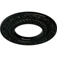 thumbnail image 3 of Ekena Millwork 8 1/8"OD x 4 1/8"ID x 1/2"P Andrea Ceiling Medallion (Fits Canopies up to 4 1/8"), Hand-Painted Black Pearl, 3 of 6