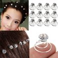 thumbnail image 5 of 12 Pcs Épingle à Cheveux Spirale en Cristal pour Femmes/mariée, Pinces à Cheveux en Strass, Accessoires, Épingle à Cheveux en Cristal pour Femmes, Spirale pour Fête Mariage, 5 of 5