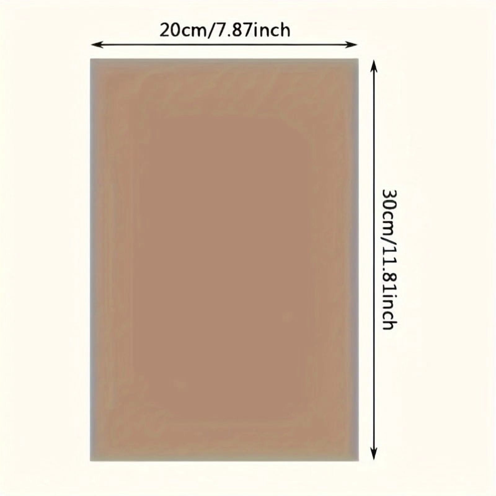 10Pcs Premium Genuine Cowhide Leather Sheets, 11.81x7.87 Inches Rectangular Leather Samples, Random Colors for DIY Leather Crafts & Handicraft Projects