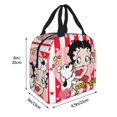thumbnail image 2 of Betty Boop Insulated Lunch Bags Reusable Lunch Box, Cooler Lunch Bag Waterproof Lunch Tote For Picnic Office Work Travel Camping Gifts, 2 of 3