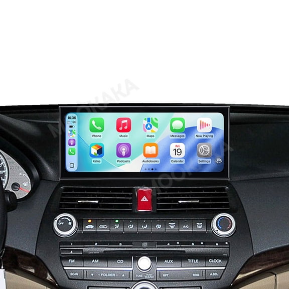 MOOKAKA 15.8" Smart Display Radio Audio Media Player for Honda Accord 8th 2008-2013 Car Navigation GPS Upgrade Headunit Android Replacement 1080P Screen Carplay Accessories