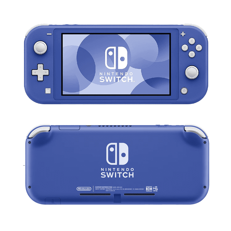 Restored Nintendo Switch Lite Game Console with Retrofam Carry Case International Version, Blue (Refurbished)