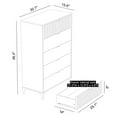 thumbnail image 4 of Galano Zaffy 5-Drawer Dusty Grey Oak Chest of Drawers (46.4 in. H x 30.7 in. W x 15.6 in. D), 4 of 9
