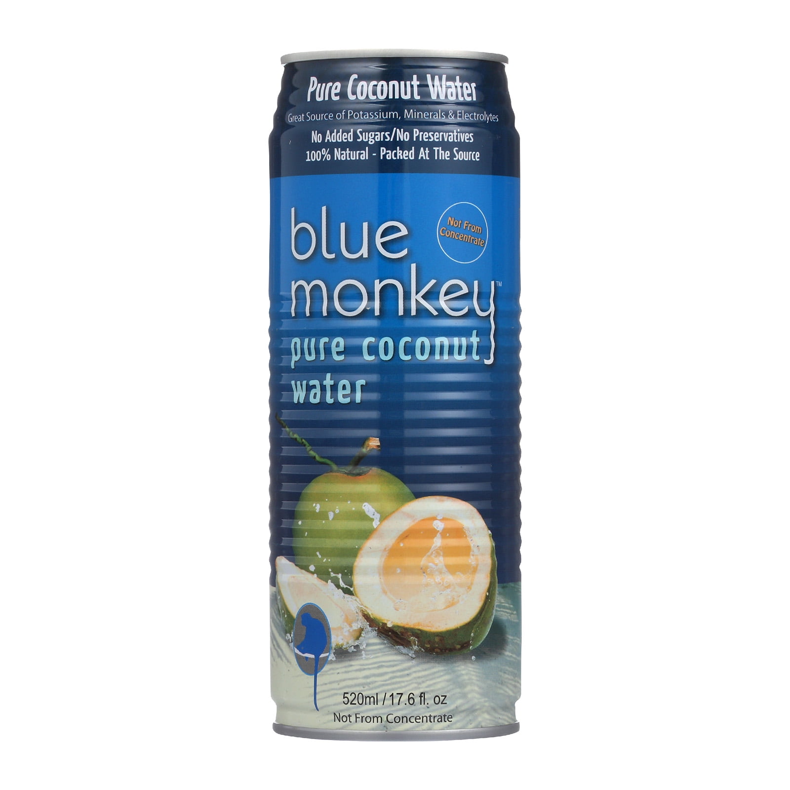 Blue Monkey Coconut Water Natural Case of 24 17.6 oz. Walmart