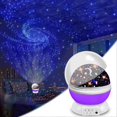 thumbnail image 2 of Proyector de estrellas, proyector LED giratorio 360 que brilla en la oscuridad para bebés, romántico LED, perfecto para fiestas, 2 of 5
