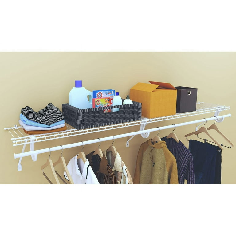 ClosetMaid 881000 ShelfTrack 7-ft to 10-ft Wide Closet Organizer Kit