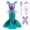 Set C, variant on Mermaid Costume for Girls Halloween Birthday Princess Toddler Kids Costumes Mermaid Dress