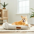 thumbnail image 2 of Vibrant Life Medium Luxe Cuddler Dog Bed, Cream, 27" x 21", 2 of 7