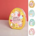 thumbnail image 2 of PEIBang Easter Cookie Storage Box,Bunny Cookie Jar Treat Boxes Easter Egg Shaped Tin Box Holiday Biscuits Case for Easter Home Party Supplies, 2 of 6