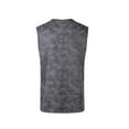 thumbnail image 4 of ZCFZJW Mens Workout Tank Tops Sleeveless Tee Shirts Men Muscle Shirt Gym Acid Wash T Shirts Running Beach Loose Fit Tees Dark Gray XXXL, 4 of 7