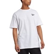 Reebok Men Regular fit Short Sleeve T-Shirt Shirt Large White Solid