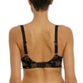 thumbnail image 2 of Freya Offbeat Decadence Side Support Underwire Bra (402501),28H,Black, 2 of 6
