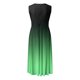 thumbnail image 5 of Vestido de playa sin mangas con cuello en V y estampado degradado de cielo estrellado para mujer - Decoración con cremallera, diseño con cinturilla, tallas S-XXL, 5 of 5