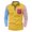 Yellow, variant on Bovxnpu Mens Long Sleeve Shirts Button Tee Dress Golf Shirt Button Shirt Business Casual Work Travel Tops