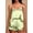 Light green, variant on Women's Sexy Silk Satin Ruffled Pajamas Sets Cami Shorts Sets Sleepwear