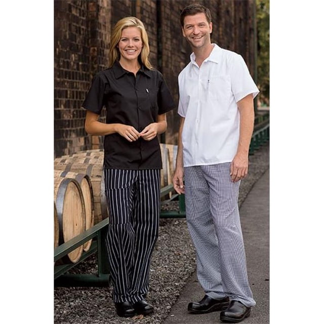 Uncommon Threads 4100-4102 Uncommon Cargo Chef Pant in Chalk Stripe - Small