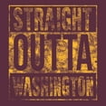 thumbnail image 3 of UGP Campus Apparel Straight Outta Washington Long Sleeve T-Shirt - Large - Maroon, 3 of 6
