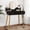 black, variant on SIMANLI Vanity Table with 2 Drawers, Makeup Dressing Desk with Mirror, Bedroom Vanities Set White (without Stool)