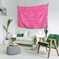 thumbnail image 5 of ZICANCN Funny Tapestry for Bedroom Aesthetic,Pink Doodle Background Pattern Wall Tapestry for Living Room 60x40 Inches, 5 of 8