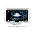 thumbnail image 2 of United Pacific Eagle Motorcycle License Plate Frame - Black/Chrome 50124, 2 of 4