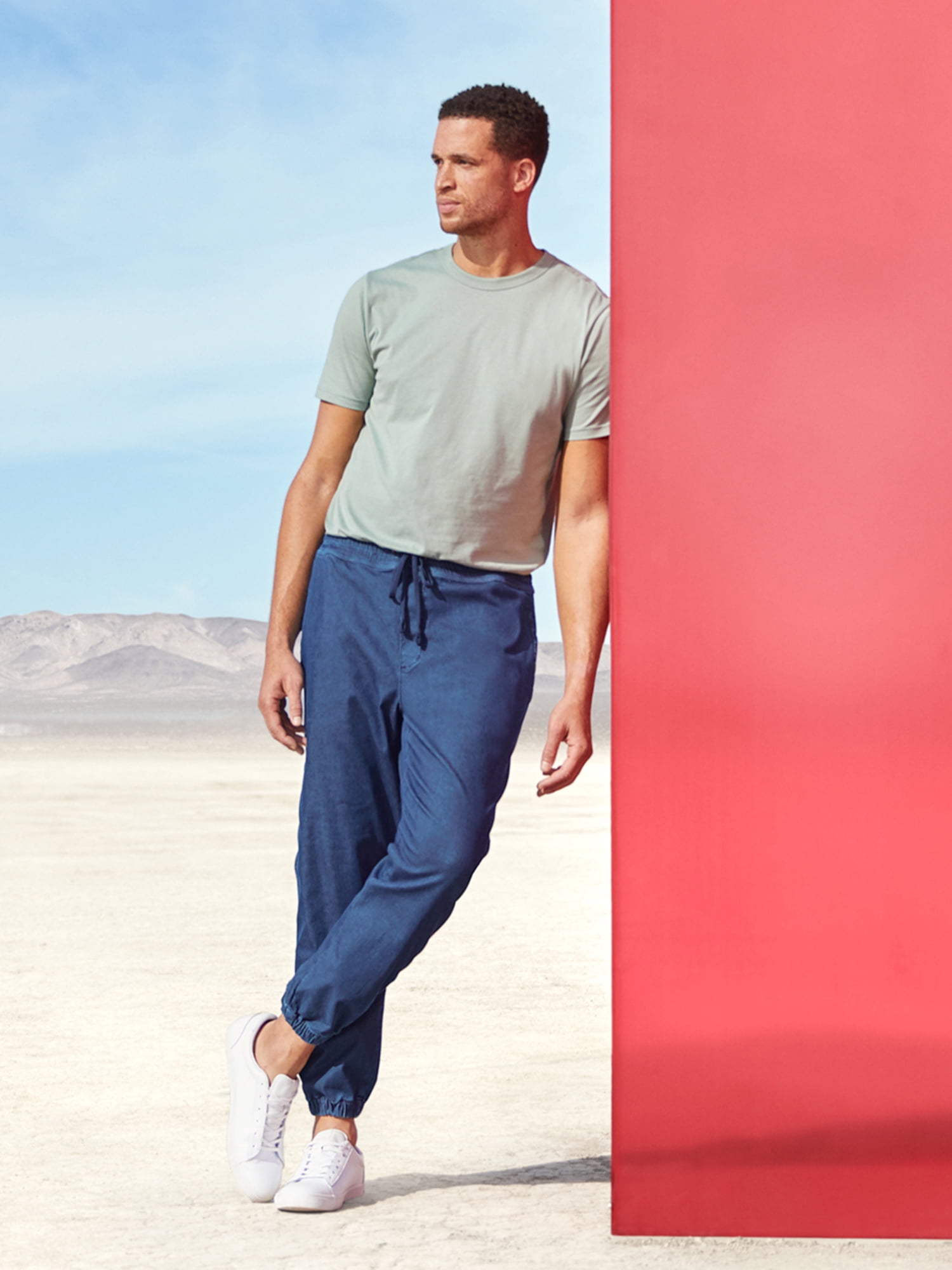 Buy Dust Blue Heavyweight Jogger for Men | Beyours