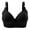 Black, variant on Women's Push Up Wireless Bra Comfort Support No Underwire Bras Comfortable Wire Bralette Everyday Underwear