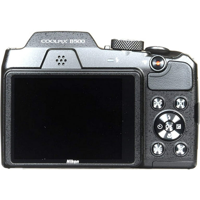  Nikon COOLPIX B500 16MP 40x Optical Zoom Digital Camera 32GB  Bundle Includes Camera, Bag, 32GB Memory Card, Reader, Wallet, AA Batteries  + Charger, HDMI Cable, Tripod, Beach Camera Cloth and