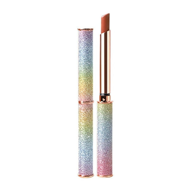 Lápiz labial HUOGUO Micro Glitter hidratante a prueba de agua