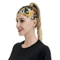 thumbnail image 4 of Wukai Sunflowers Bee Sports sweatband,Men & Women Sweatband Headband for Running, Cross Training, Racquetball, Working Out, 4 of 7