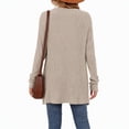 thumbnail image 3 of Cardigan Sweaters for Women Lightweight Long Sleeve Open Front Ribbed Knit Cardigans with Pockets Fall Winter Casual Outerwear, 3 of 7