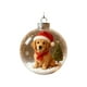 thumbnail image 2 of Adorno navideño de bola de cristal con miniescena invernal | Esfera transparente 3D con Papá Noel y destellos | Colgante para árbol festivo, regalo para decoración navideña, 2 of 5