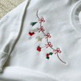 thumbnail image 5 of Christmas Garland Gemma Embroidered Sweatshirt, 5 of 5