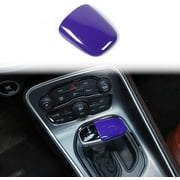 Voodonala Gear Shift Trim Knob for 2015-2020 Dodge Challenger Charger, ABS Purple