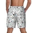 thumbnail image 2 of Lsque Mens Swim Trunks Bicycle Pattern - Bathing Suit Compression Liner - Beach Swim Shorts Swimwear - (S-3XL) - Stretch Quick Dry -XX-Large, 2 of 9