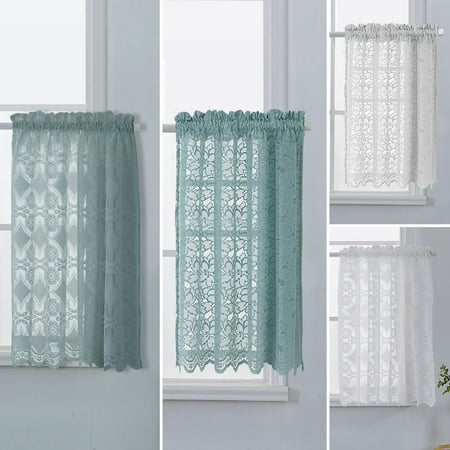 Ready Made Net Lace Short Cafe Kitchen Bathroom Livingroom Bedroom