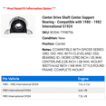 thumbnail image 2 of Center Drive Shaft Center Support Bearing - Compatible with 1980 - 1982 International S1924 1981, 2 of 2