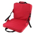 thumbnail image 1 of tredstone Coussin Pliable avec Support Dorsal Outils de Camping Intérieur Extérieur Multi-Couleurs Siège de Canot Polyester Navigation Randonnée Pelouses Stade Rouge, 1 of 6