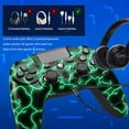 thumbnail image 6 of Wireless Controller Compatible with P4/P4 Slim/P4 Pro/Windows PC, Green, 6 of 9