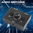 thumbnail image 4 of 3.5mm Audio Switcher, 2 Input 1 Output/1 Input 2 Output Audio Splitter Switcher, Audio Switcher Box, 4 of 5
