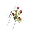 thumbnail image 3 of MMJ Artificial Peony Flower White Faux Peony Branch 28in for Vase Table Centerpiece Wedding Party Home Sofa Display, 3 of 6
