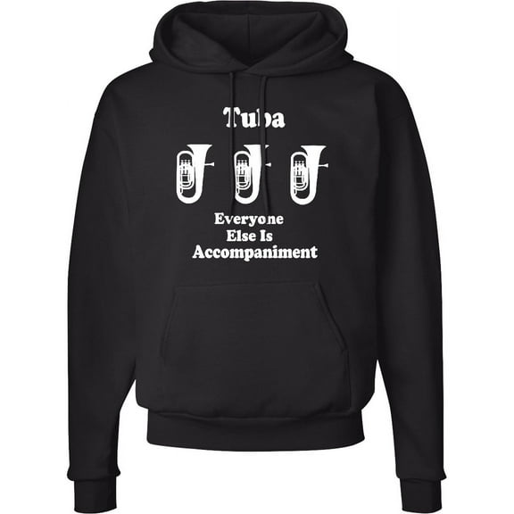Inktastic Funny Tuba Player Music Joke Adult Hoodie Sweatshirt