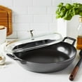 thumbnail image 5 of Staub Cast Iron 3.5-qt Braiser with Glass Lid - Graphite Grey, 5 of 11