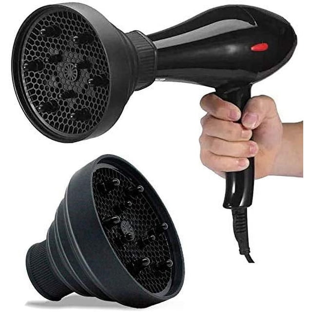 Diffuseur Universel pour Cheveux, Accessoire pour Sèche-Cheveux pour Cheveux Bouclés Coiffants, Résistant à la Chaleur avec Séchage Haute Efficacité, Performance de Qualité Salon pour des Résultats Professionnels