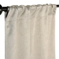 thumbnail image 2 of BNM Rustic Textured Blackout Curtains, Set of 2, 26" x 84", Beige, 2 of 9