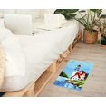 thumbnail image 4 of Latch Hook Rug Kits DIY Crochet Yarn Rugs Hooking Craft Kit with Color Preprinted Pattern Design for Adults Kids (Lake House, 20 x 15in) M01, 4 of 6