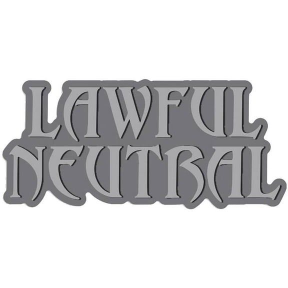 Pintrill - Moral Alignment: Lawful Neutral Enamel Pin